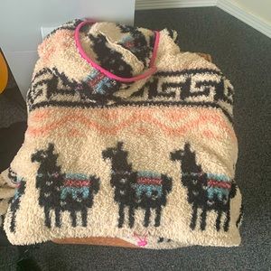 Fleece llama by aero.  Size L